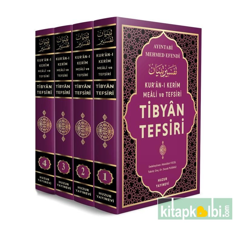 Tibyan Tefsiri Kuran-ı Kerim Meali ve Tefsiri 4 Cilt