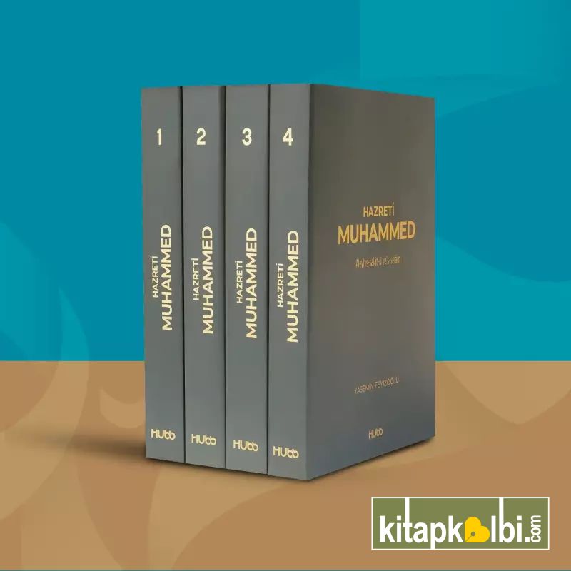 Hazreti Muhammed Aleyhisselatu Vesselam 4 Cilt Karton Kapak