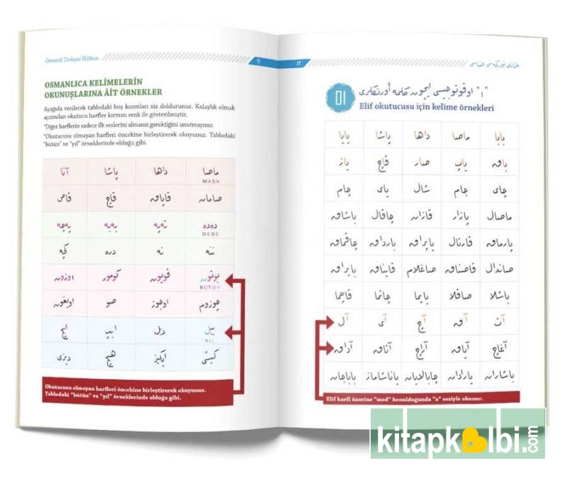  Osmanlıca Türkçesi Elifbası